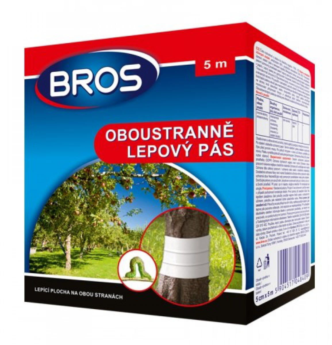 Bros - Oboustranné lepové pásy na stromy 5 m