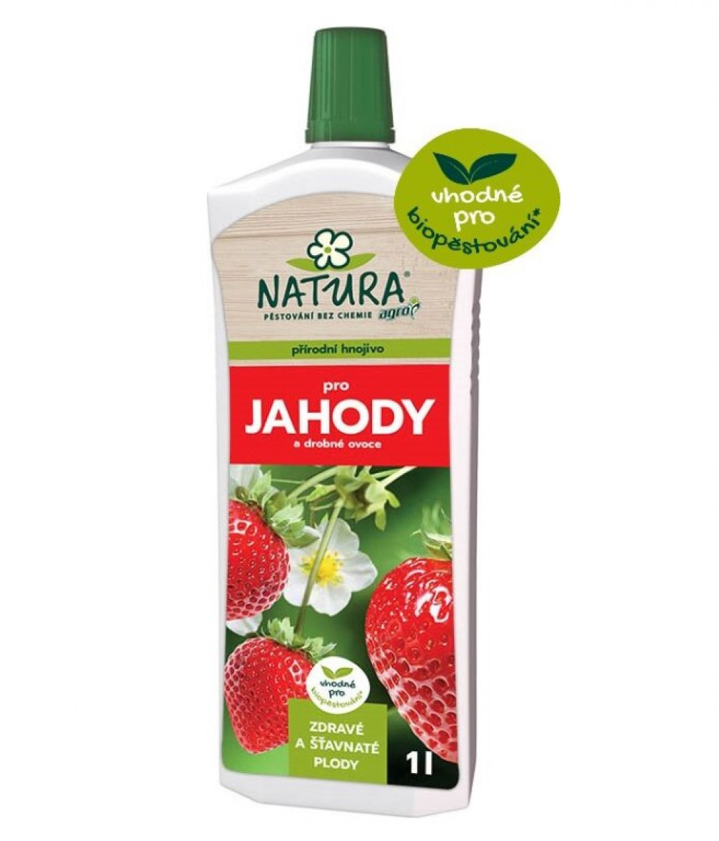 Přírodní hnojivo pro jahody a drobné ovoce 1 l