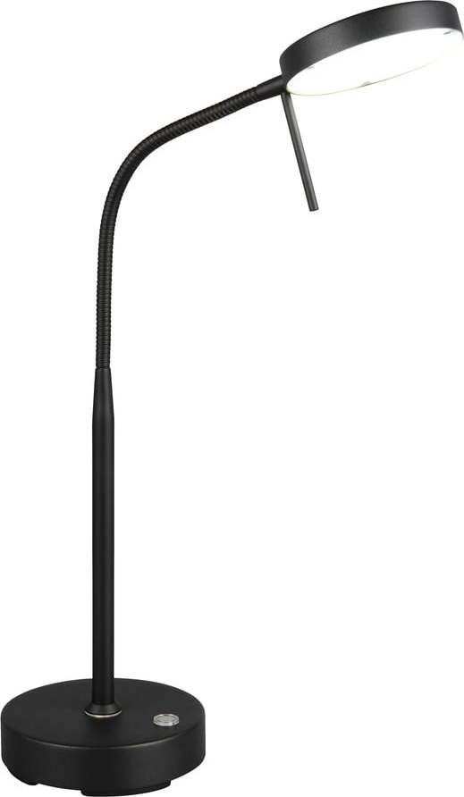 Černá LED stolní lampa (výška 45 cm) Moreno – Trio