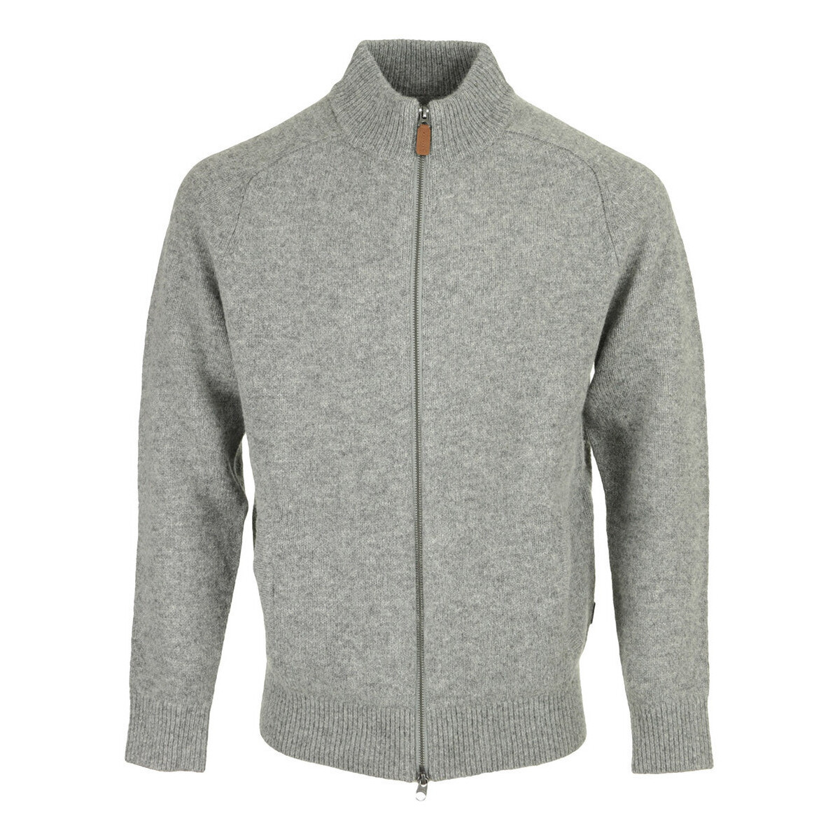 Barbour  Talder Zip Through Knitted Jumper  Šedá