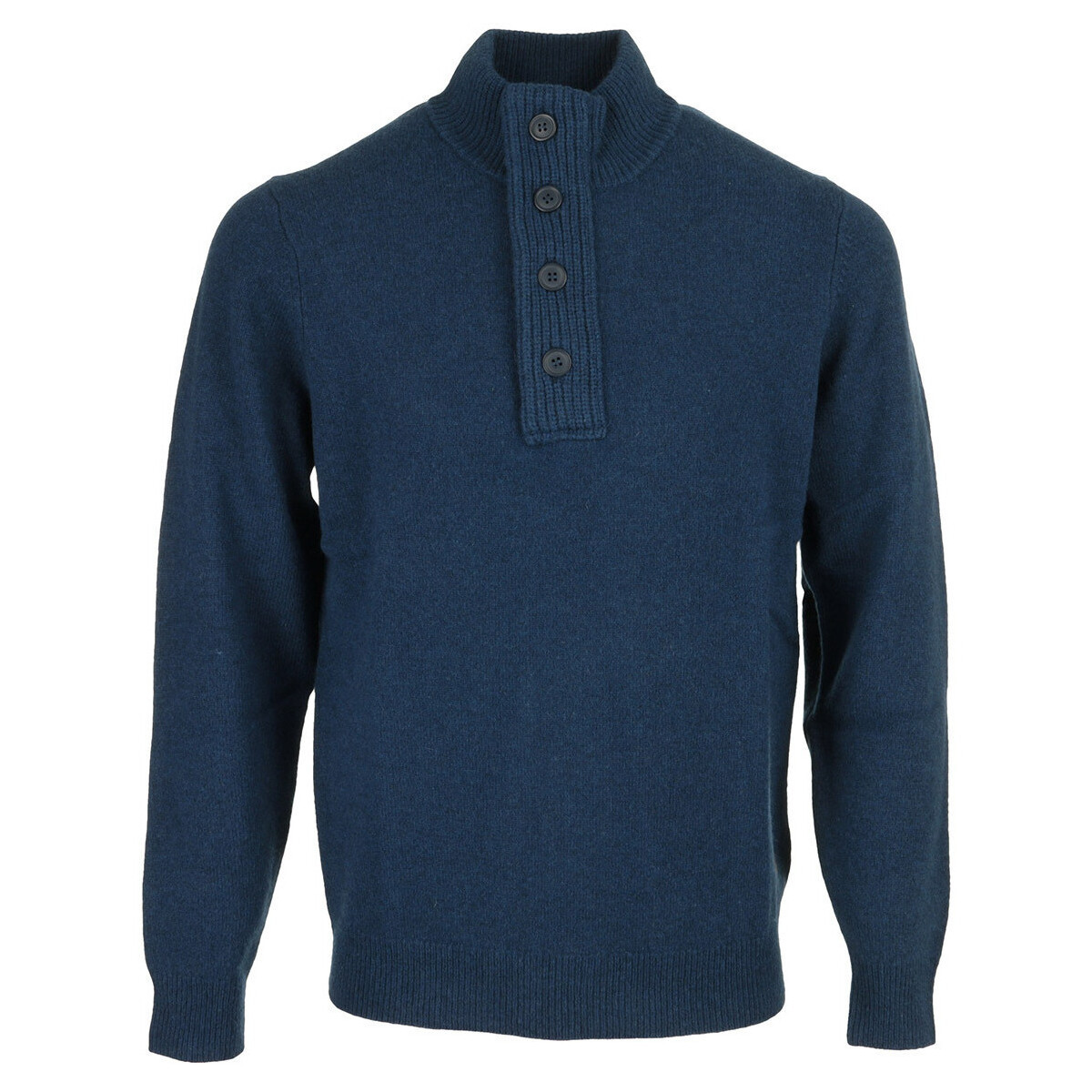 Barbour  Essential Patch Half Zip Knited Jumper  Modrá