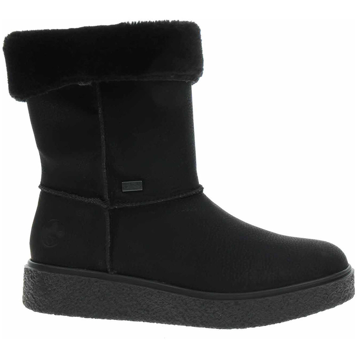 Rieker  Dámské polokozačky  Y0090-00 schwarz  Černá