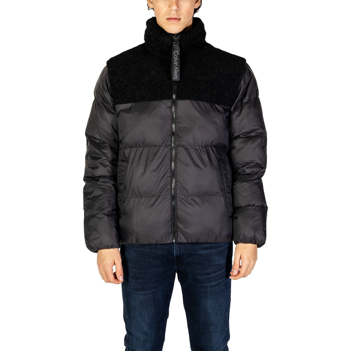 Calvin Klein Jeans  SHERPA PUFFER J30J326091  Černá