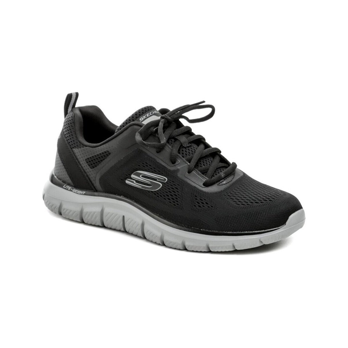 Skechers  232698-BKCC černé pánské polobotky  Černá
