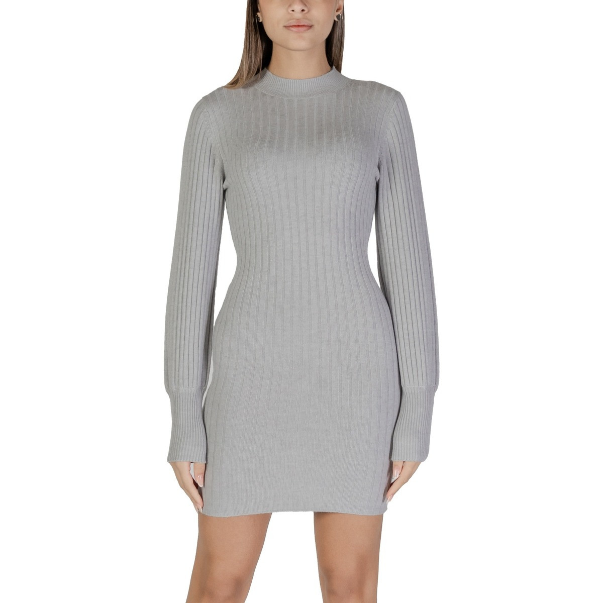 Jacqueline De Yong  Jdymagda L/S Volume Sleeve Knt 15271590  Šedá