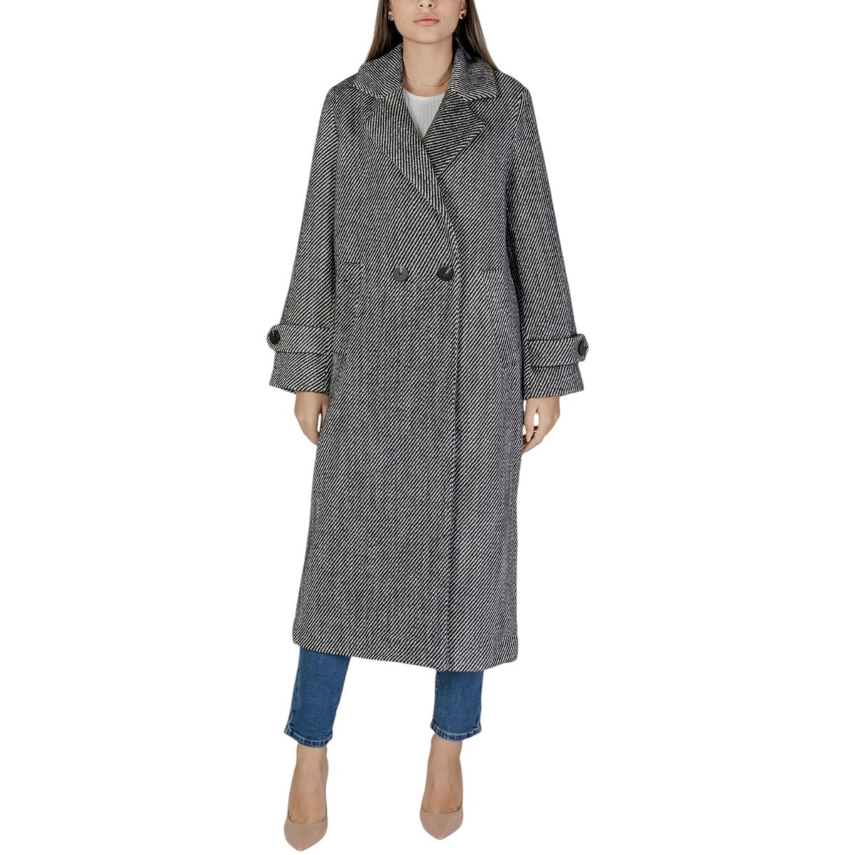 Vila  VISAIA L/S COAT 14097914  Černá