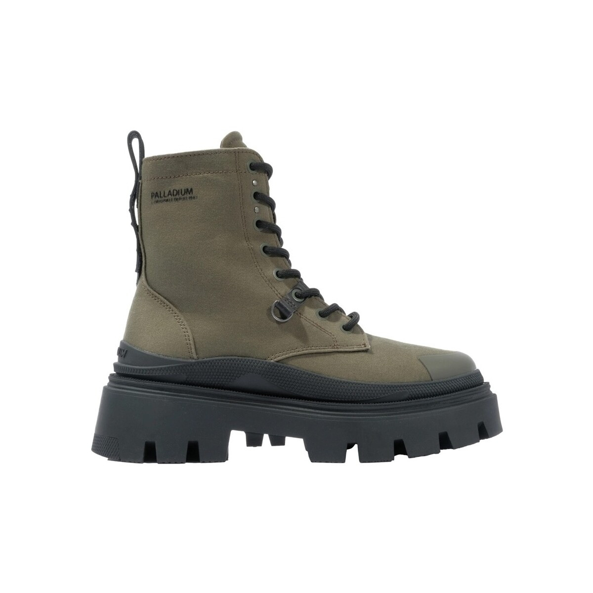 Palladium  Pallasquad CVS - Olive Night  Zelená