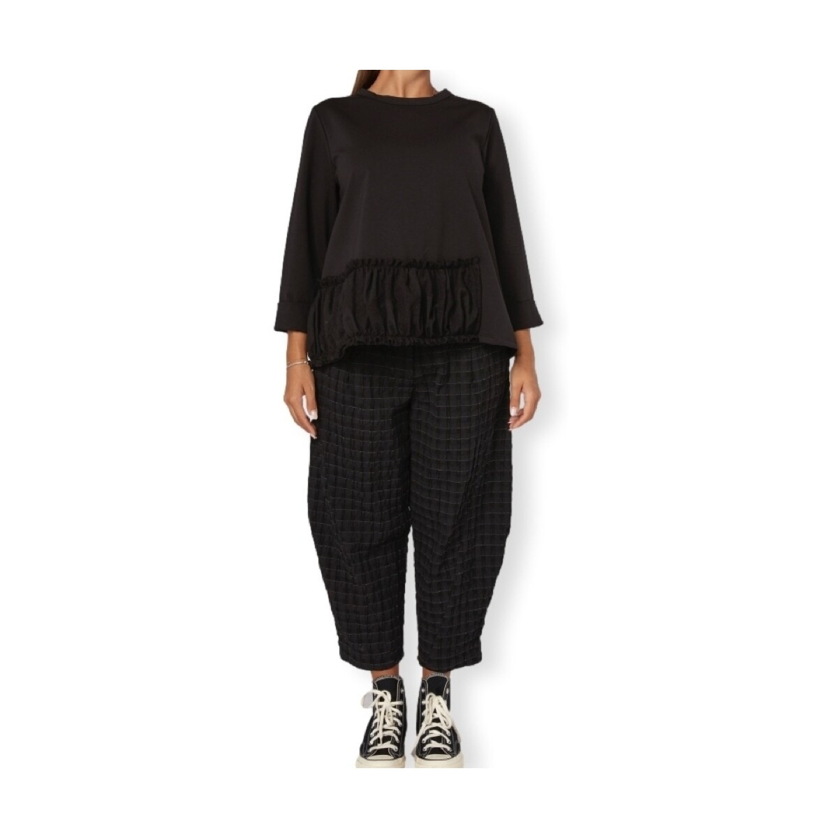 Wendy Trendy  Trousers 924046 - Black  Černá