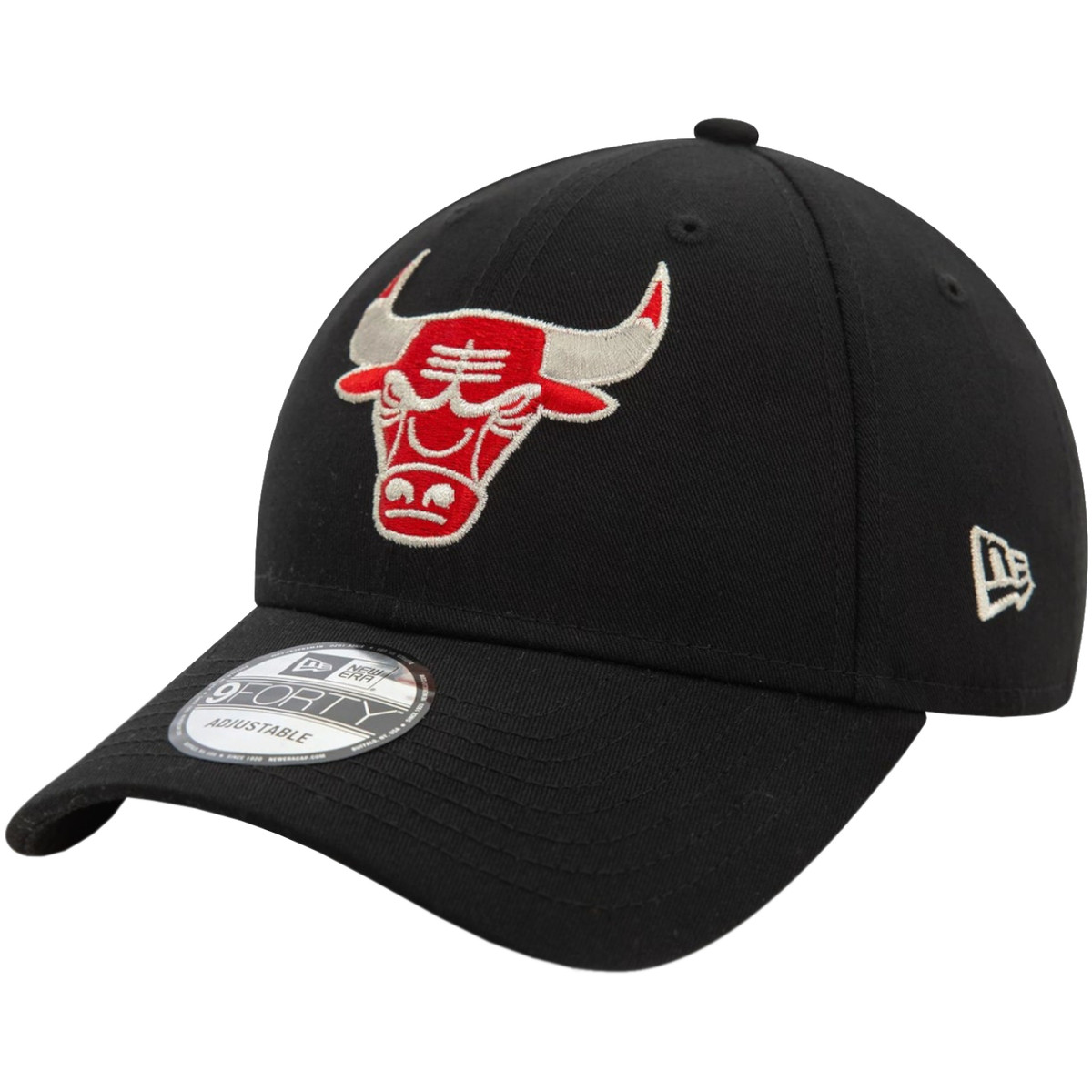 New-Era  9FORTY Chicago Bulls Metallic NBA Cap  Černá