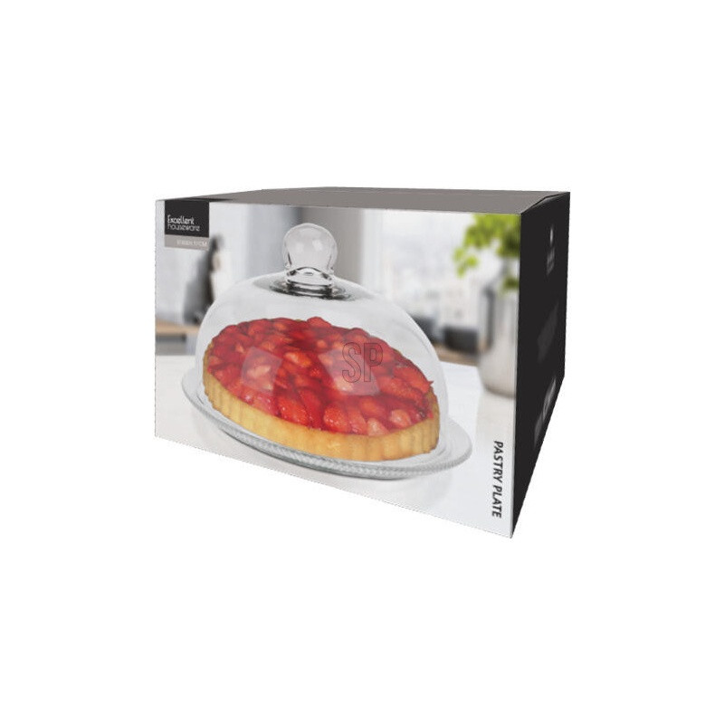 EXCELLENT Podnos na dort servírovací s poklopem 31,5 cm
 KO-332100050