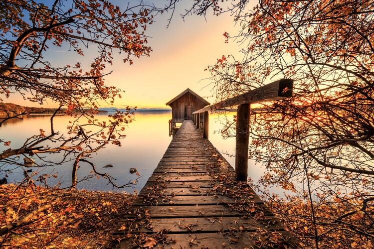 Ulrike Eisenmann Fotografie Autumn at the lake, Ulrike Eisenmann, 40 × 26.7 cm