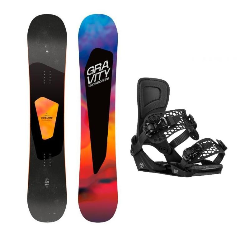 Gravity Sublime 24/25 dámský snowboard + Gravity Rise black vázání