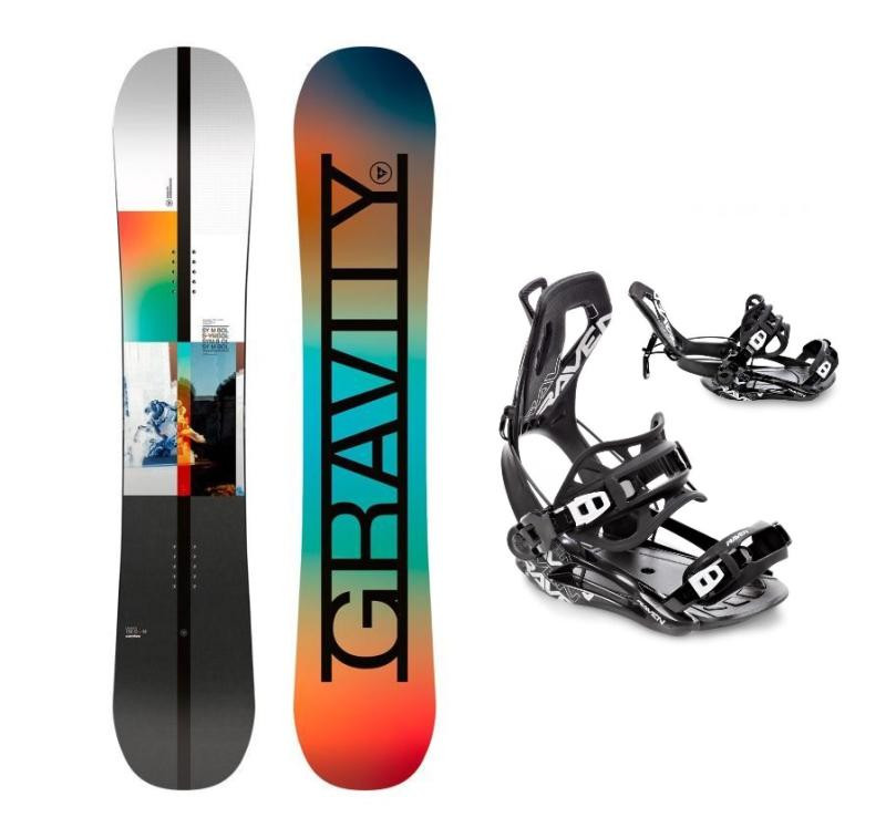 Gravity Symbol 24/25 pánský snowboard + Raven Fastec FT360 black vázání