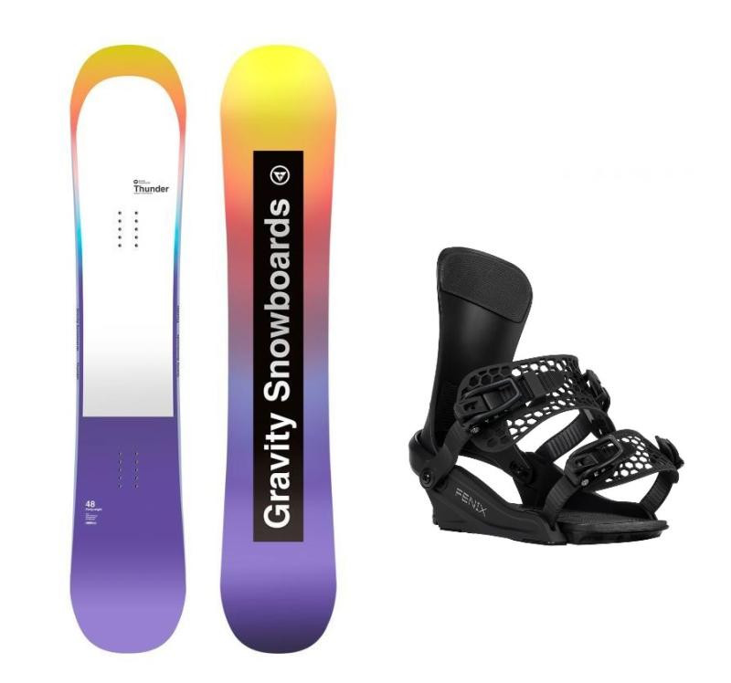 Gravity Thunder 24/25 dámský snowboard + Gravity Fenix black vázání