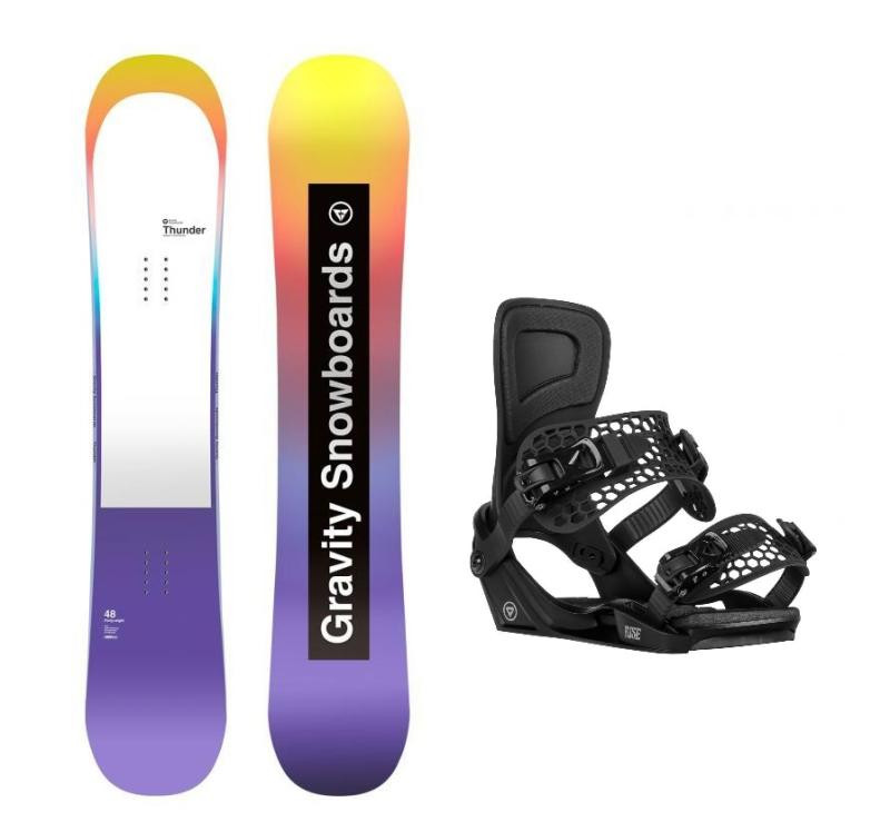 Gravity Thunder 24/25 dámský snowboard + Gravity Rise black vázání