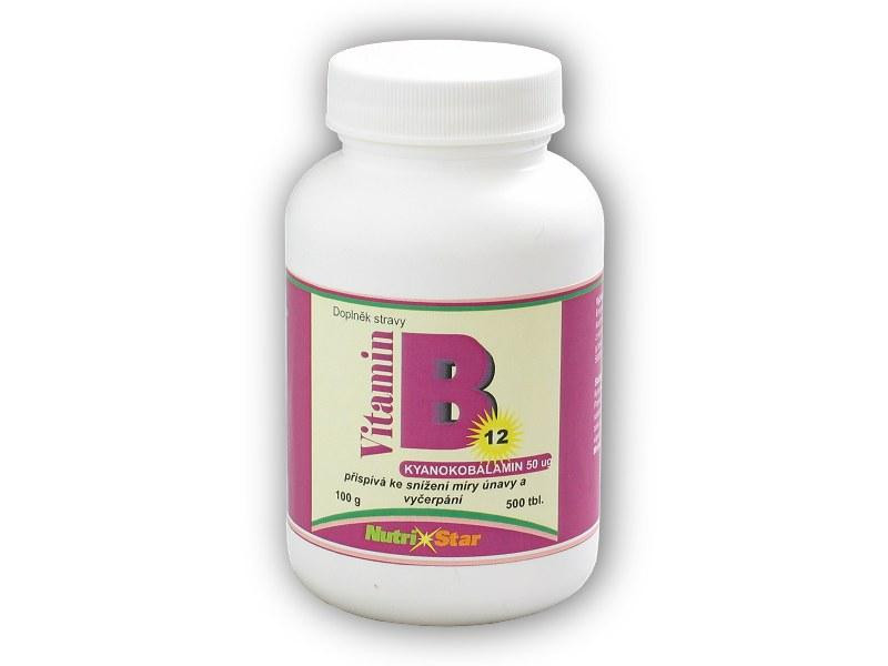 Nutristar Vitamín B12 50mcg 500 tablet