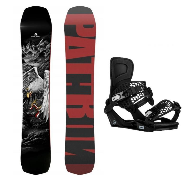 Pathron Legend 23/24 snowboard + Gravity Indy black snb vázání