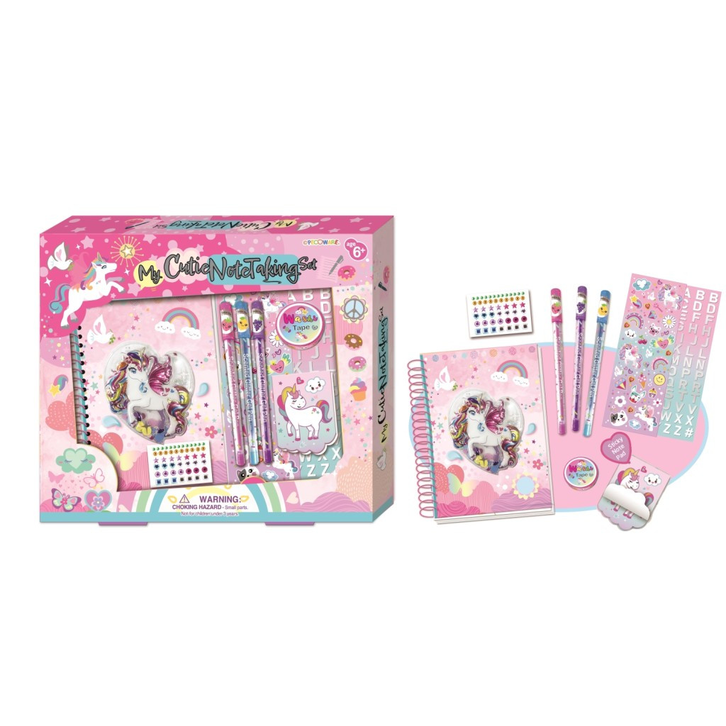 Barevná sada – blok s jednorožcem