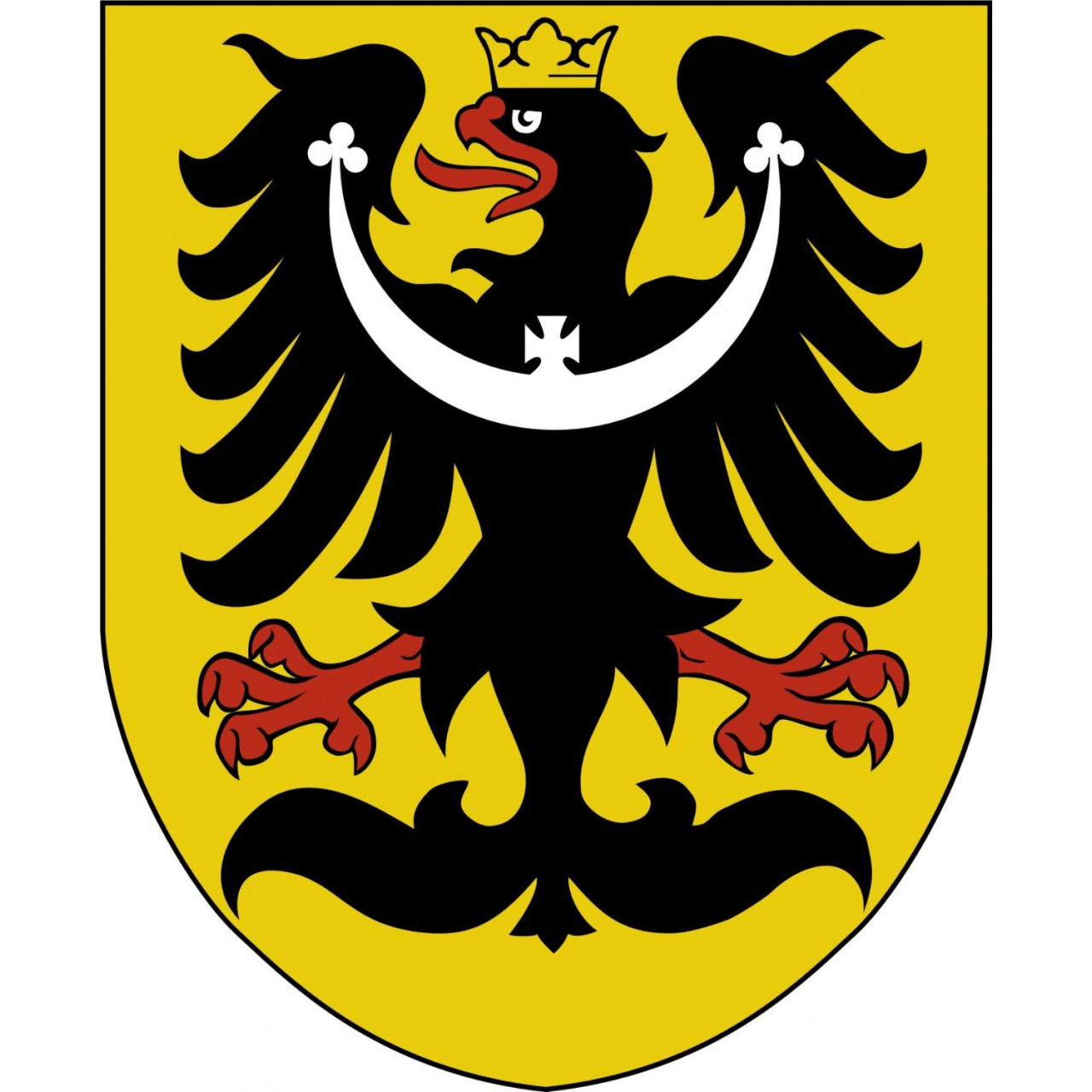 Samolepka znak Slezsko 6 x 5 cm - barevná