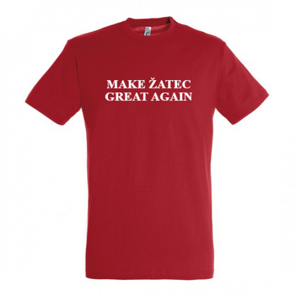 Triko Make Žatec Great Again - červené, XL