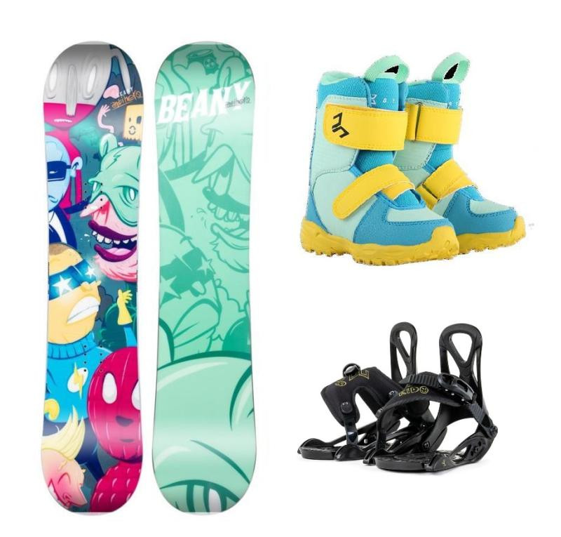 Beany Antihero snowboard + Beany Kido vázání + Beany Joker boty