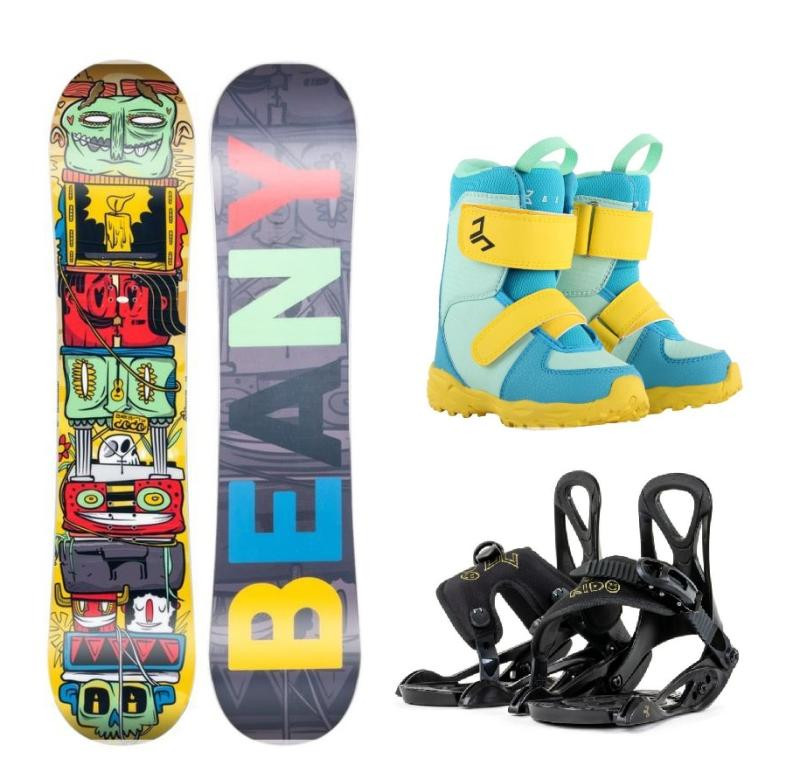 Beany Coco dětský snowboard + Beany Kido vázání + Beany Joker boty