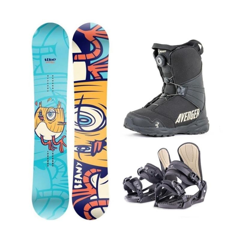 Beany MAD CHICK dětský snowboard + Beany Junior vázání + Beany Avenger BS boty