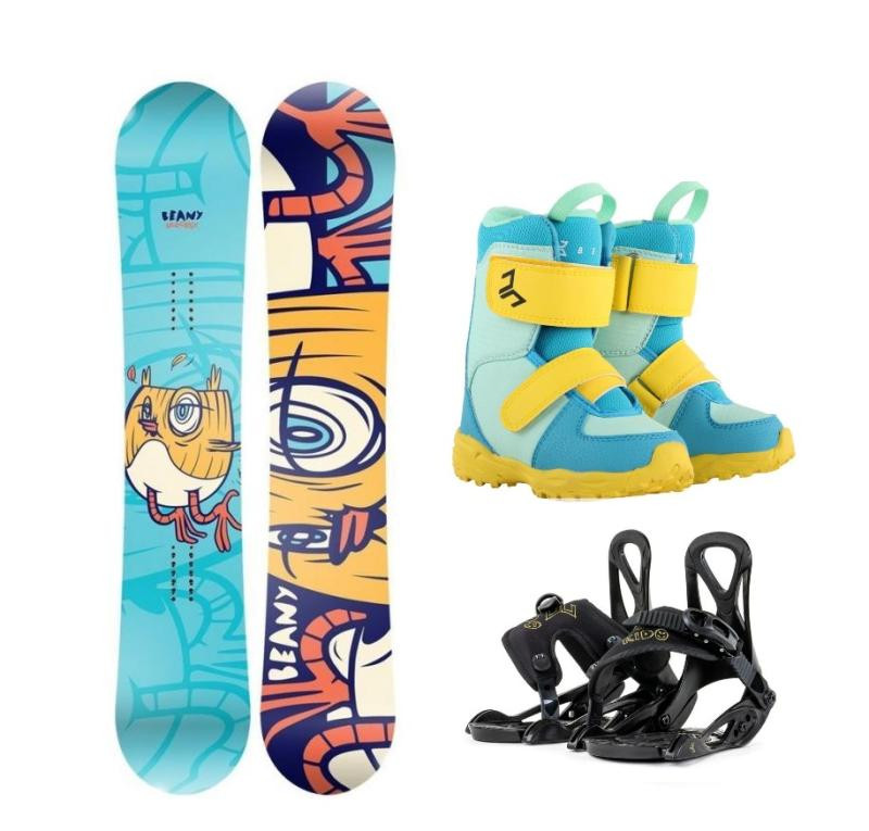 Beany MAD CHICK dětský snowboard + Beany Kido vázání + Beany Joker boty