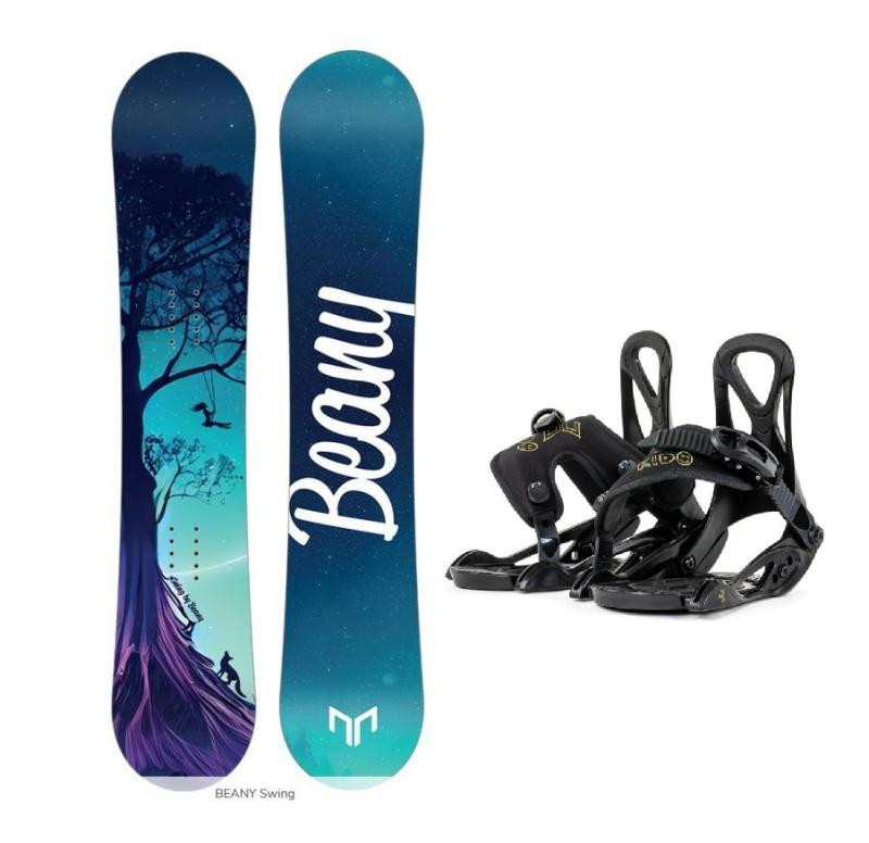 Beany Swing dětský/juniorský snowboard + Beany Kido vázání