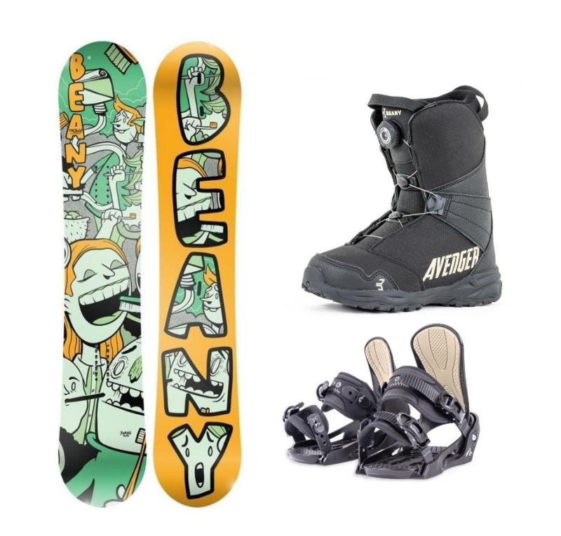 Beany TOOTHIE dětský snowboard + Beany Junior vázání + Beany Avenger BS