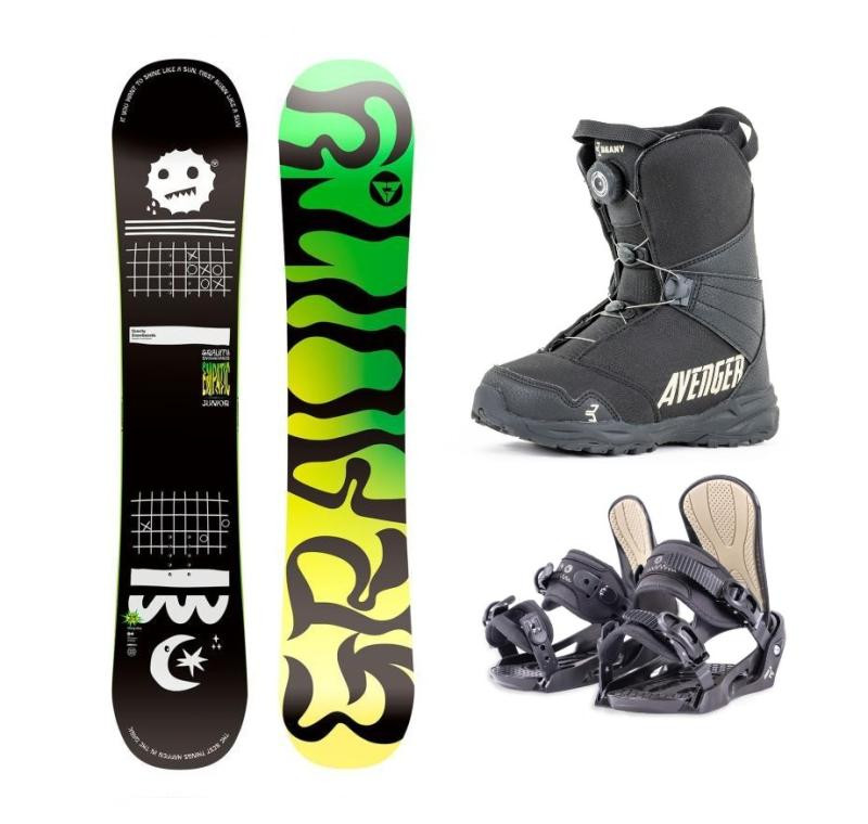 Gravity Empatic Jr 24/25 snowboard + Beany Junior vázání + Beany Avenger BS boty