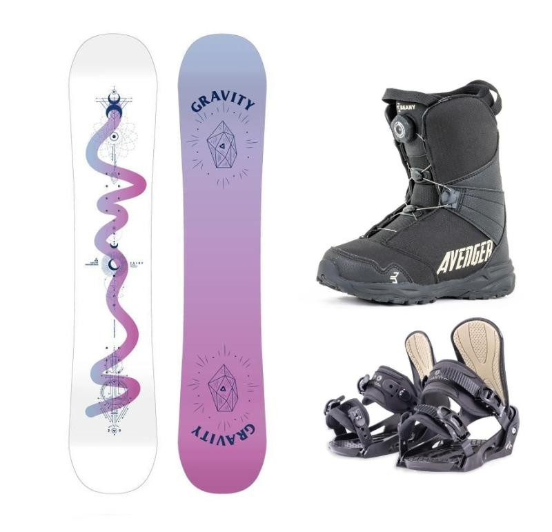 Gravity Fairy 24/25 snowboard + Beany Junior vázání + Beany Avenger BS boty