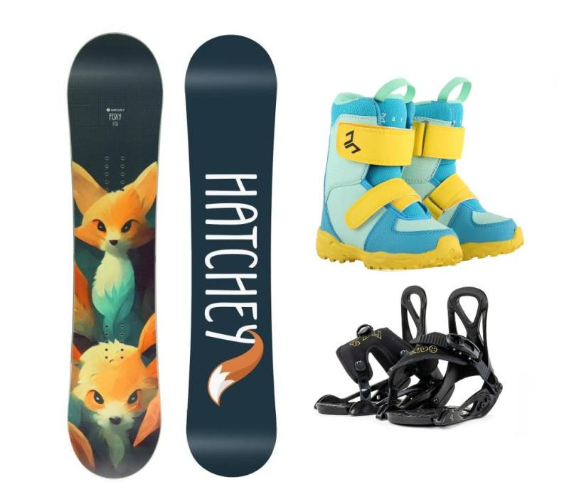 Hatchey Foxy dětský snowboard + Beany Kido vázání + Beany Joker boty