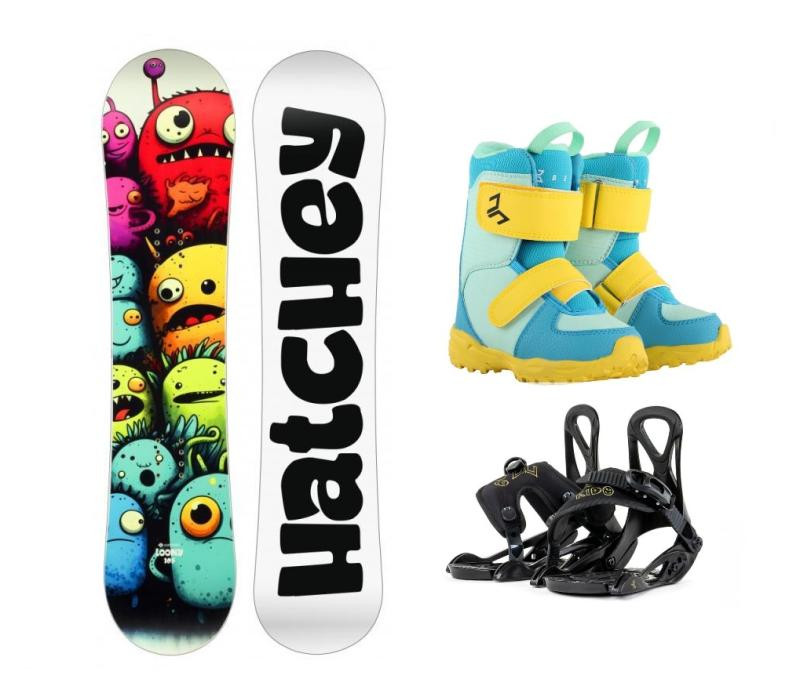 Hatchey Loony dětský snowboard + Beany Kido vázání + Beany Joker boty