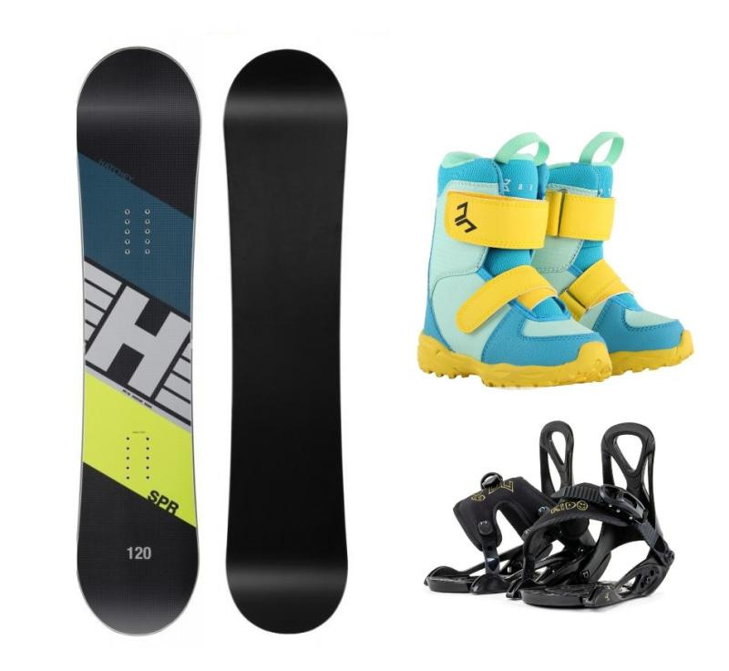 Hatchey SPR Kid 2022 dětský snowboard + Beany Kido vázání + Beany Joker boty