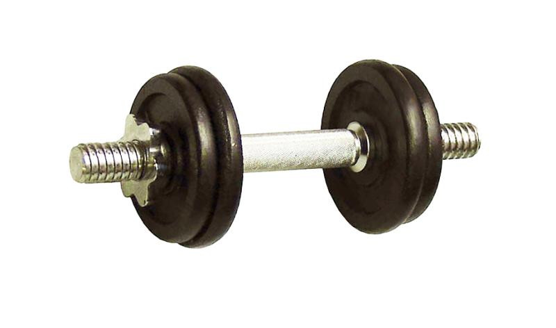 Kubisport Nakládací činka jednoruční 7 kg- 25 mm