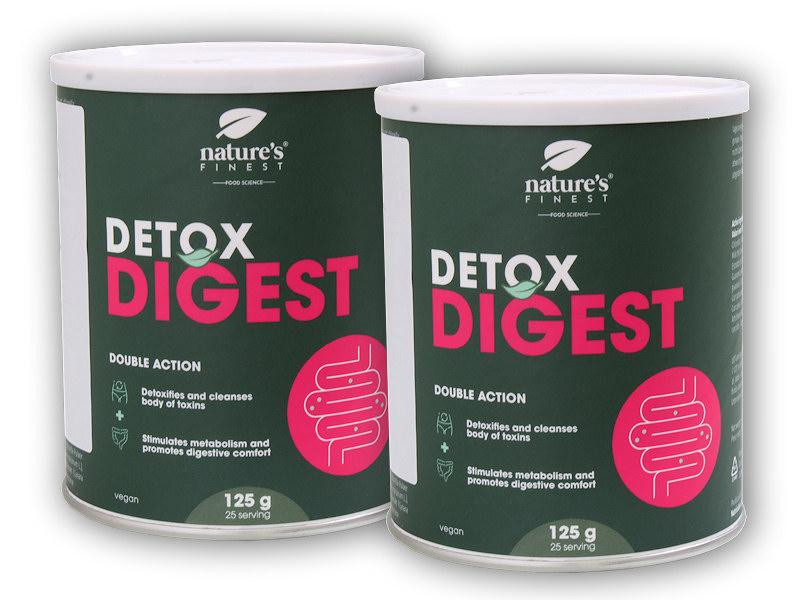 Natures Finest 2x Detox digest 125g