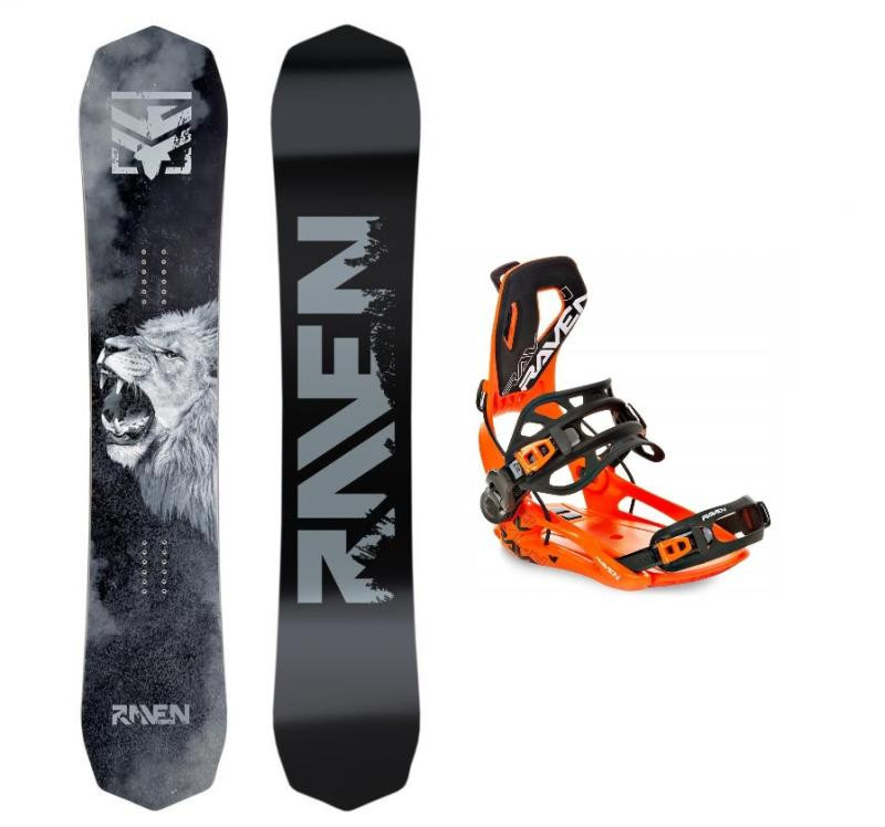 Raven Lion pánský snowboard + Raven RAGE Fastec FT360 vázání