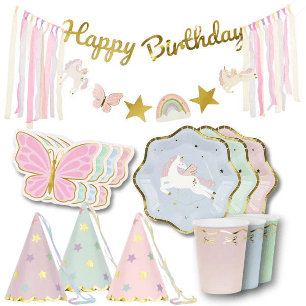 Party sada Jednorožec pro 6 osob Narozeninová