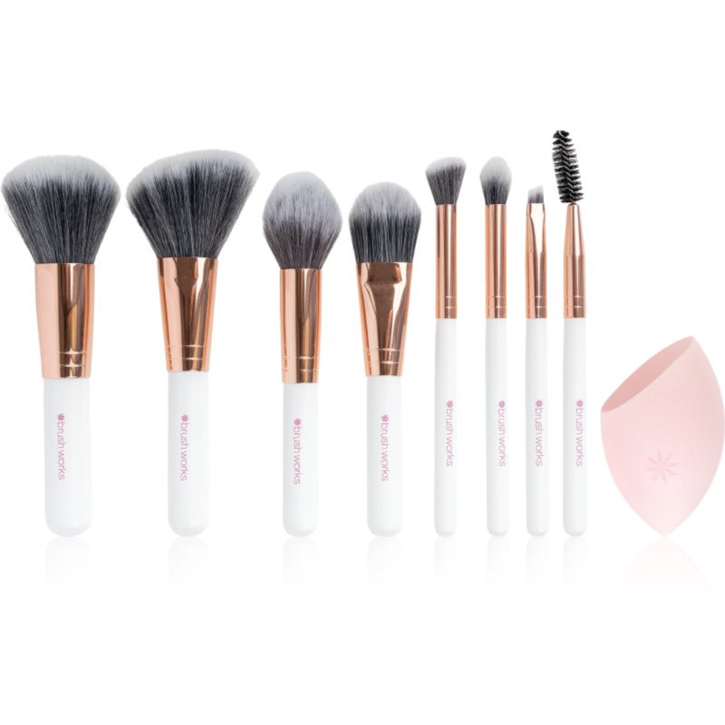 Brushworks Exclusive Makeup Brush and Sponge Set sada štětců