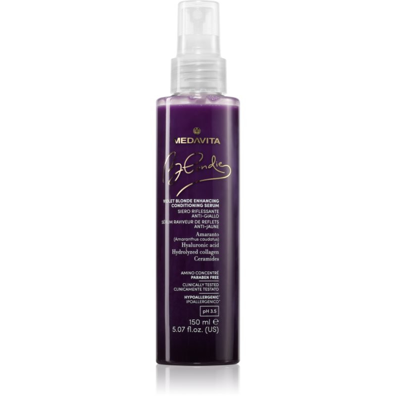 Medavita Blondie Violet Blonde Enhancing Serum zkrášlující sérum pro barvené vlasy 150 ml