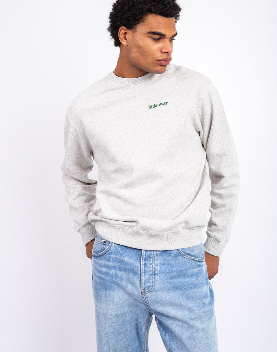 Forét Hideaway Sweatshirt SNOW MELANGÉ M