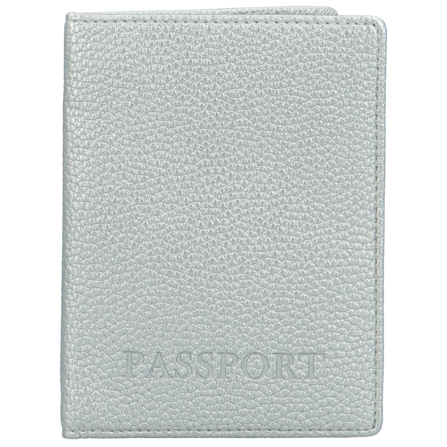 Stylový koženkový obal na PAS Wasim, stříbrný