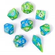 HYMGHO RPG Dice Set Verdent Stream (8)