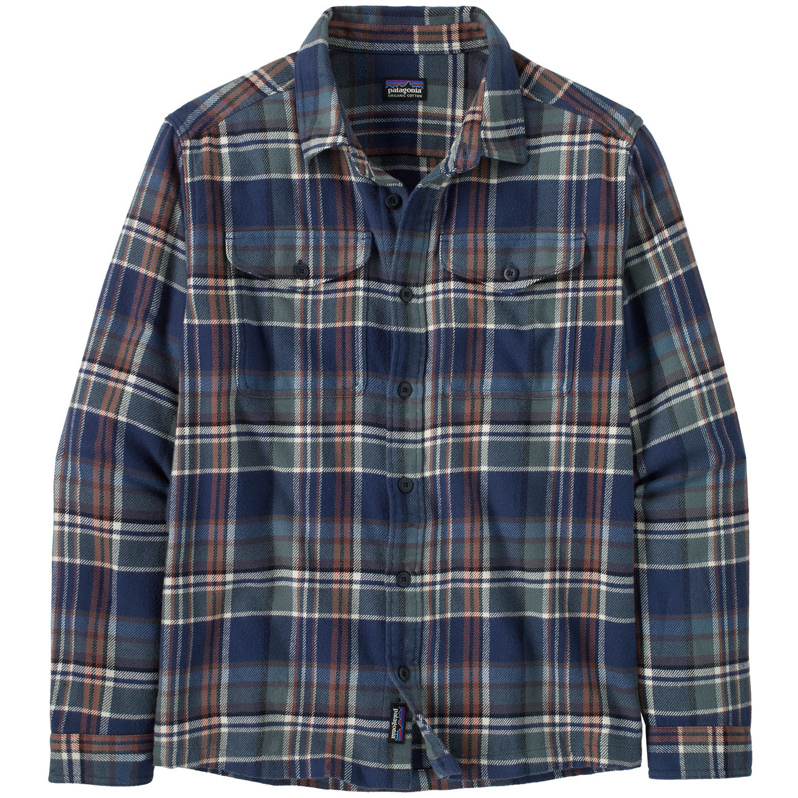 Pánská košile Patagonia M's Fjord Flannel Shirt Velikost: S / Barva: modrá