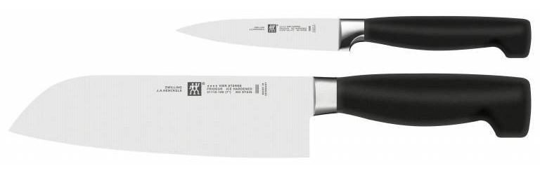 Zwilling Four Star set nožů - 2 ks (santoku, špikovací)