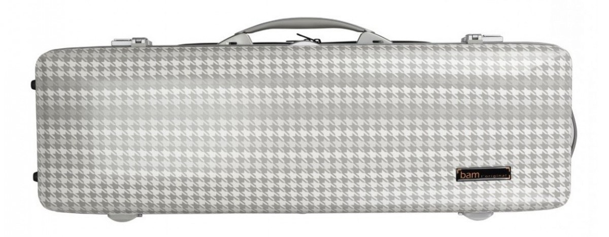 Bam CABOURG Hightech Oblong Violin case Silver