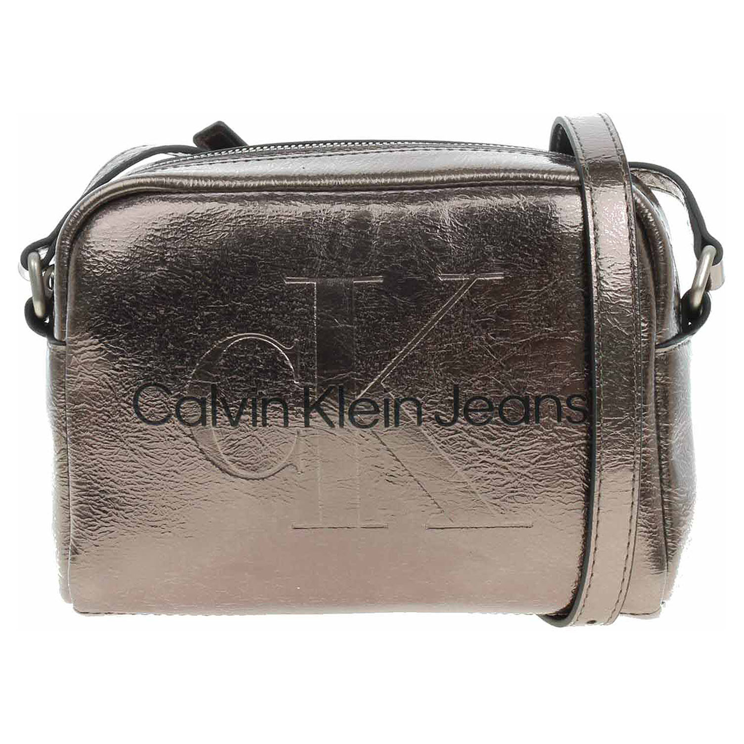 Ecco Calvin Klein dámská kabelka K60K612731 ADA Gunmetal 11892272