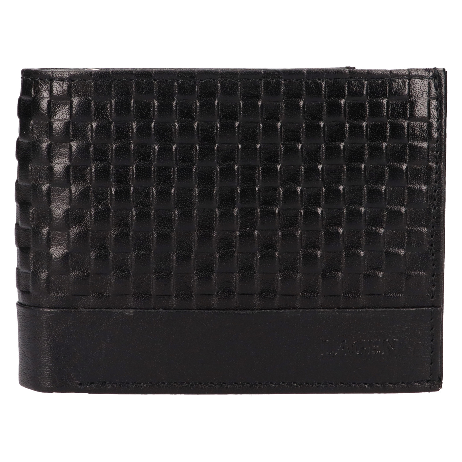 Pánská kožená peněženka Lagen Silmao - černá