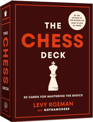 Chess Deck, 50 Cards for Mastering the Basics - Levy Rozman